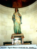 Nazaret - figura Maryi w kociele w. Jzefa