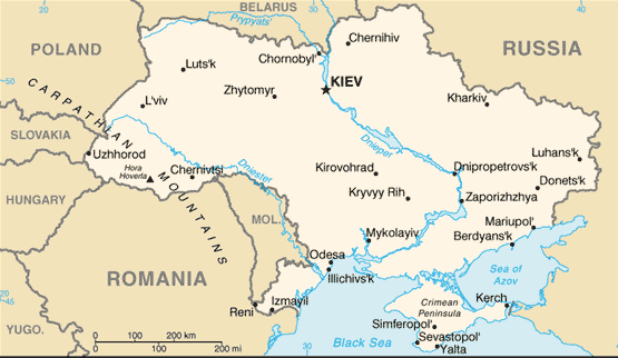 MAPA UKRAINA